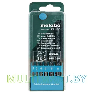 Набор сверл Metabo 627160000 (6 предметов)
